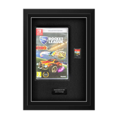 Frame Your Nintendo Switch Game. Framed game display. Rocket league inside a frame. Add any nintendo switch game and protect your game portrait.